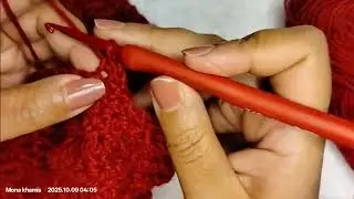 البليسيه ازاي تعملى كمر علي البلوفرات الكروشيه