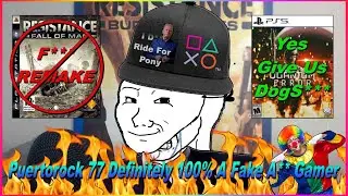 A Fake Gamer VS A Real Gamer: Puertorock 77 Capping Hard For Quantum Error...Delusional Sony Pony.