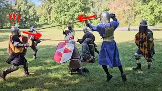 Medieval War Strategy SCA Armored Melee Practice Review