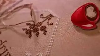 Stitchinit Flosstube #7 : WIP Focus--Coffee Quaker Sampler