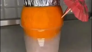 Making A Shisha With Orange 🍊 🍊