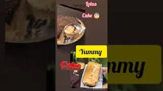 Lotus cake #shorts|yummy lotus cake