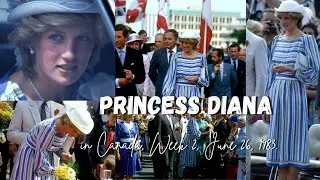 Princess Diana of Wales in Canada | Royal Tour | June 26, 1983