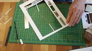 Model Railway Card Kit Building - Terraced Shop Part 2