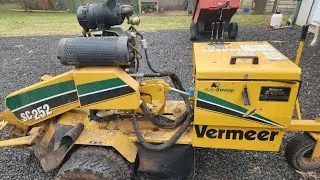 Vermeer SC 252 Jackshaft and bearing repair
