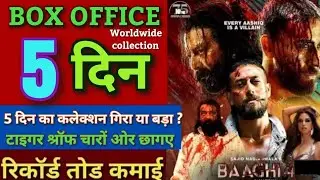 Baaghi 4 Boxoffice Collection Day 05 Tiger Shroff Sonam Bawja Sanjay Dutt Harnaaz Kaur Sandu 