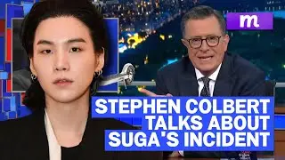 [EN] The Late Show Reacts: Stephen Colbert Comments on Suga's DUI Case | News