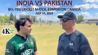 Cricket Match between team India and team Pakistan - Edmonton, Canada | Engr Saeed A. Khan, PEng