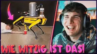 Ein BIER PINKELNDER Boston Dynamics ROBOTER? Der TYP ist LEGEND&Auml;R! | Marius Angeschrien Reaktion