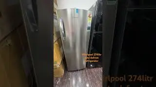 Whirlpool single door no1 refrigerator 274 litar with auto defrost#whirlpool #shorts#