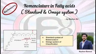 Nomenclature in Fatty acid | Standard & omega sys | Biochemistry | Free PDF note by Viologia Extrema