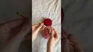 Crochet a Hood in 30 Seconds &ndash; Quick & Stylish Pink Design!