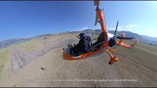 Gyro Take off and Landing at 3rd Highest Altitude Airport in US (8,680 MSL)