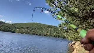 Barker reservoir Nederland Co. lost a huge fish
