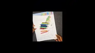 Come Draw Parrot For Kids | Easy Drawing For Toddlers | My Play Time #fun #art #kids #painting