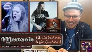 Reaction to...MORTEMIA: THE ENDLESS SHORE (ft. Ulli Perhonen & Nils Courbaron) (with Lyrics)