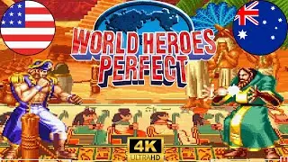 World Heroes Perfect ▰ (C Kidd) Vs (Rasputin) ▰ High Level Matches - 4K