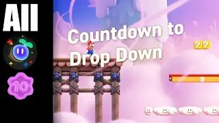 Countdown to Drop Down | All Flower Coins and Wonder Seeds | Super Mario Bros. Wonder