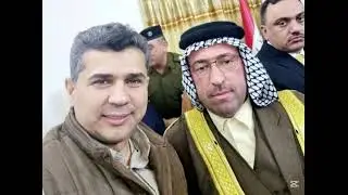 الشيخ عماد محمد جواد الفضلي الشيخ العام العشيرة الحلوف قبيلة الفضول الطائية في العراق 