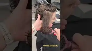 Extrém göndör haj vágása