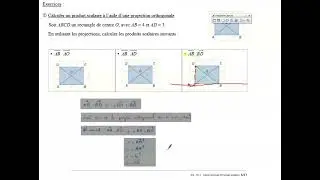 PG - Ch 7 - §1.2. Les différentes expressions du produit scalaire - Projeté orthogonal
