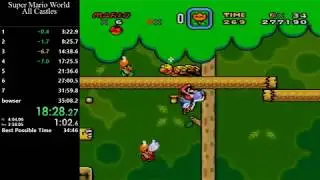 SMW All Castles speedrun (34:55)