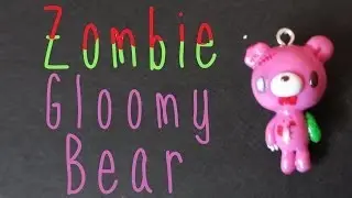 Halloween Themed/Zombie Gloomy Bear Tutorial - Polymer Clay.