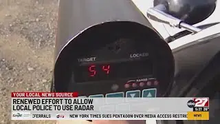 Renewed effort to allow local police to use radar