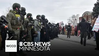 Protests over ICE presence continue at Whipple Federal Building in Minneapolis