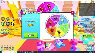 opening 30 spinny wheel tickets and 20 crystal chest in pet sim 99 to see what i get!