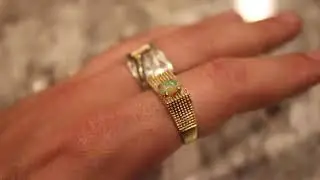 Men&rsquo;s opal ring