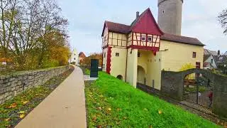 Unterwegs auf der Ehemalige Mainl&auml;ndebahn Ochsenfurt die heute als Stadtpromenade Fu&szlig;g&auml;ngerweg dient