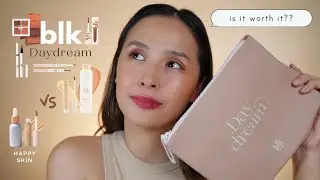 Обзор полной коллекции BLK Daydream + сравнение с тональным кремом и консилером Happy Skin | Стоит ли оно того?