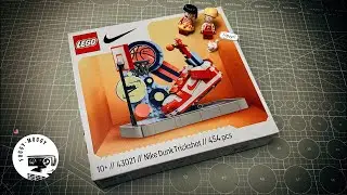 Lego building: Nike Dunk Trickshot. 👟