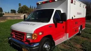 SOLD Ford E-350 Type 3 Ambulance Diesel 110k