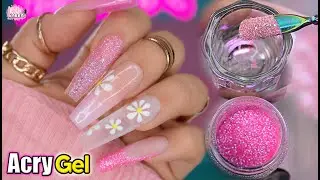AcryGel en UÑAS LARGAS? *color rosa |NailsByKaren