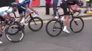 British Road Race Championships final climb up Montrose Street