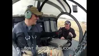 First helicopter solo - Schweizer 300