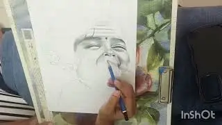 Baby Muruga drawing process 🙏✏️