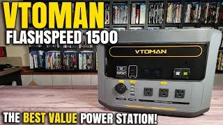 This Is An Incredible Value! | VTOMAN FlashSpeed 1500 LiFePo4 Power Station Review
