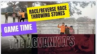 Game Time, Race Reverse Race and Throwing competition with friends 