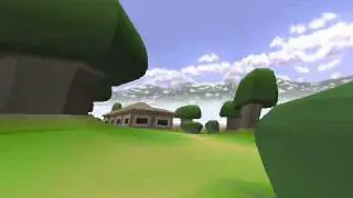 VRML village walkthrough