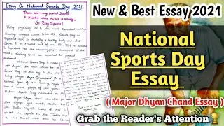 Essay on National Sports Day || Essay on Major Dhyan Chand || National Sports Day Essay in English