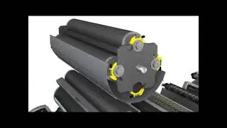 Heidelberg XL105 Offset Press Animation