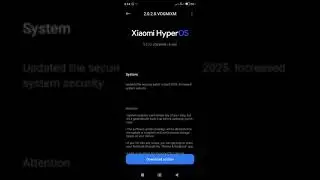redmi note 14 4G new update hyper os 2.0.2.0|#shorts #viralshorts #update #hyperos #xiaomi