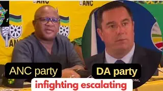South Africa GNU government ANC and DA coalition is having major infighting and it&rsquo;s getting worse
