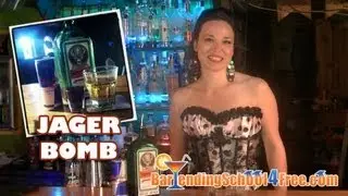How to make a Jager Bomb (with Jagermeister and Red Bull)