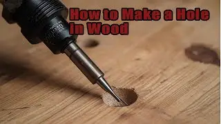 How To Drill a Hole in Wood Without a Drill Machine &ndash; Using a Hot Soldering Iron!