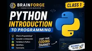 1.Introduction to Programming, Compiler vs Interpreter & Python Basics #coding #programming