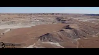 Badlands in South Dakota by Drone
